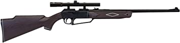 Daisy 880 Air Rifle with Scope, Brown.177 Caliber