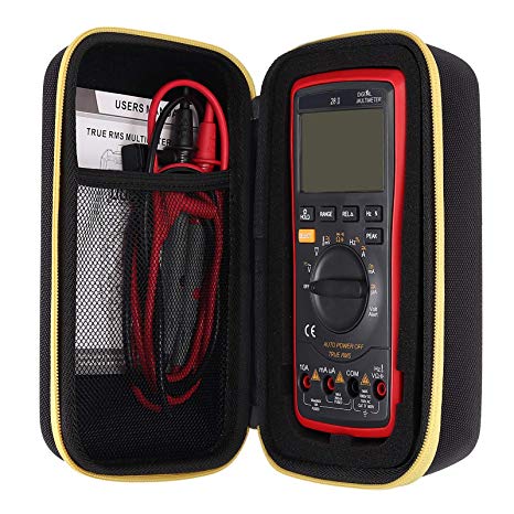 Multimeter Carrying Case Compatible for Fluke 117/115/ 116/114/ 113 87V 88V F15B F17B F18B  / F117C/ F17B / F115C, Neoteck Tacklife DM01M and More (With DIY Foam)