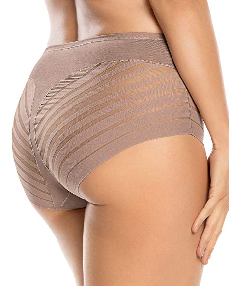 Leonisa Women's No Show Invisible Comfy Tummy Control Classic Panty