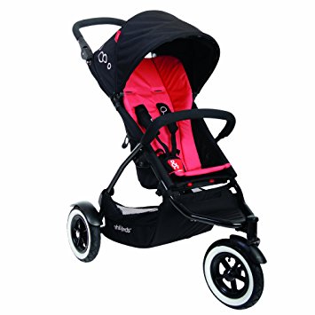 phil&teds Dot Buggy Stroller, Chili (Discontinued by Manufacturer)