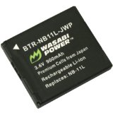 Wasabi Power Battery for Canon NB-11L NB-11LH and Canon PowerShot A2300 IS A2400 IS A2500 A2600 A3400 IS A3500 IS A4000 IS ELPH 110 HS ELPH 115 HS ELPH 130 HS ELPH 135 IS ELPH 140 IS ELPH 150 IS ELPH 160 ELPH 170 IS ELPH 320 HS ELPH 340 HS ELPH 350 HS SX400 IS SX410 IS
