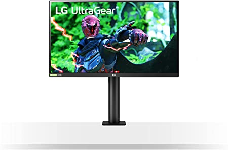 LG Ultragear 27GN880-B 27 Inch QHD Nano IPS Ergo Design Gaming Monitor 1ms 144Hz HDR G-SYNC Compatibility, Black