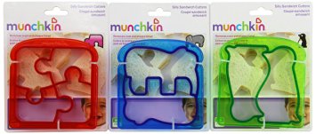 Munchkin Silly Sandwich Cutter Set, 3 count