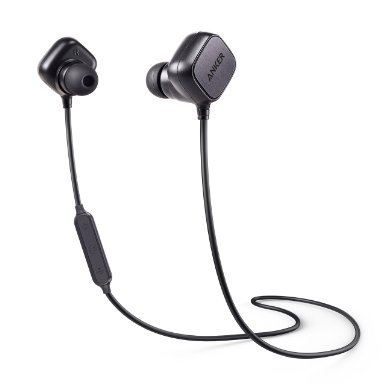 Anker SoundBuds Sport IE20, In-Ear Bluetooth Earbuds with Smart Magnetic Function, Wireless Headphones with AptX, CVC 6.0 Noise Cancellation, 8-Hour Playtime, Bluetooth Headset with Mic