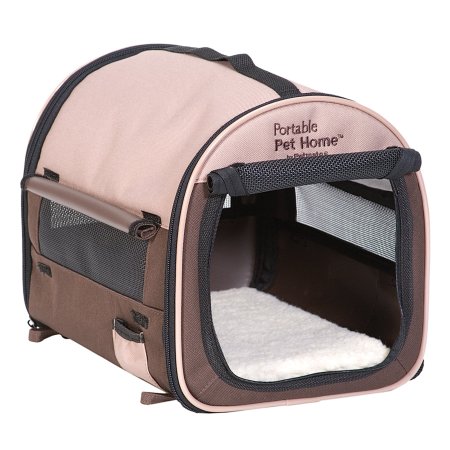 Petmate Portable Pet Home, Dark Taupe/Coffee Grounds Brown