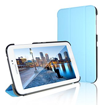 Tab 3 7 Case, JETech Slim-Fit Smart Case Cover for Samsung Galaxy Tab 3 7.0 inch Tablet (Blue) - 0541