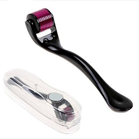 2.5 mm Derma Roller Boolavard® TM   FREE Travel Case - Titanium Alloy Micro Needle Roller - 540 Needles-Best Skin Roller