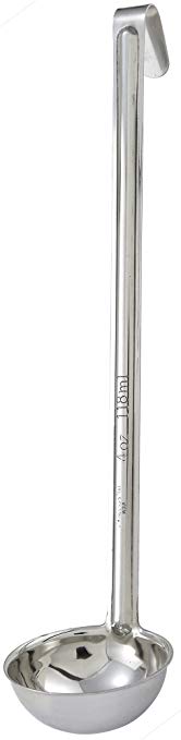 Winco Stainless Steel Ladle, 12-Ounce