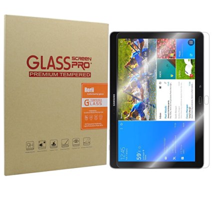 Samsung Galaxy Note/Tab Pro 12.2 Tempered Glass Screen Protector by Rerii, 9 H Hardness, 0.3mm Thickness,Made From Real Glass, Shatterproof, High Definition Clear Tempered Glass, Oleophobic Coating, Retail Safety Packing