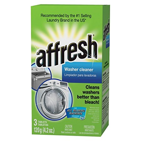 Whirlpool - Affresh High Efficiency Washer Cleaner, 3-Tablets, 4.2 Ounce