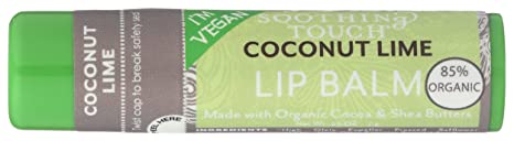 SOOTHING TOUCH Organic Coconut Lime Lip Balm, 0.25 OZ