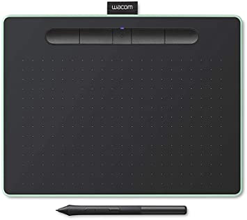 Wacom Intuos Wireless Graphic Tablet, with 3 Free Creative Software downloads, 10.4"x7.8", Pistachio,CTL-6100WL/E0-CX, Medium