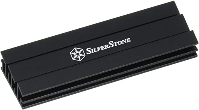 SilverStone SST-TP02-M2 - M.2 SSD aluminium alloy heatsink, double layer design, support 2280 length