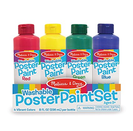 Melissa & Doug Poster Paint Set of 4 Arts and Crafts-Supplies