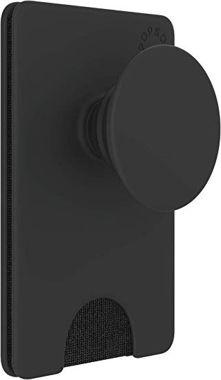 PopSockets PopWallet : Swappable & Repositionable Wallet - Black