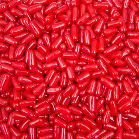 Red Candy - Jelly Candy - 1.7 Lb Cinnamon Candy for Vending - Soft and Chewy Spicy Candy for Kids - Gluten Free Candy - Candies in Bulk - Kids Candy Christmas for Candy Machine