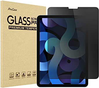 ProCase iPad Air 4 10.9 Inch 2020 Privacy Screen Protector, Anti-Spy Tempered Glass Screen Film Guard, Anti-Scratch Screen Protector for iPad Air 10.9" 4th Gen A2324 A2072 A2316 A2325