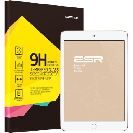 Lifetime Warranty iPad Mini Screen Protector ESR High Defintion Tempered Glass Screen Protector for iPad Mini  iPad Mini 2  iPad Mini 3 with Retina Display