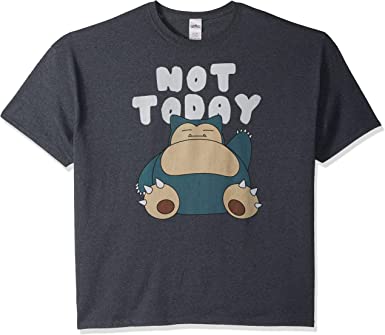 Pokemon Men's Snorlax Not Today T-Shirt