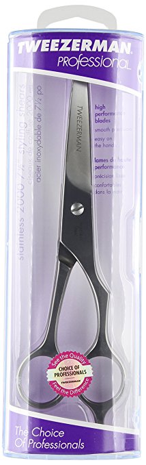 Tweezerman Stainless 2000 Shear with Finger Rest, 7-1/2 Inch