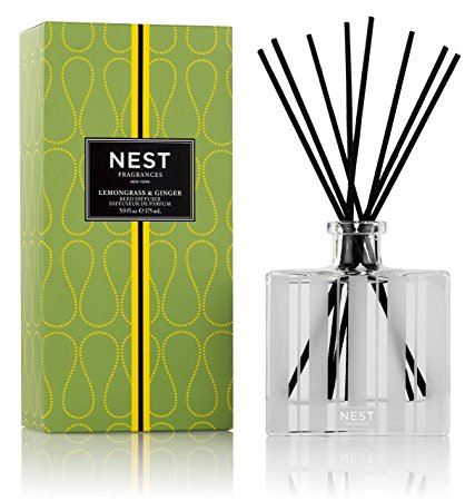 NEST Fragrances Reed Diffuser- Lemongrass & Ginger , 5.9 fl oz