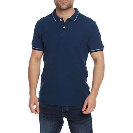 Charles Wilson Contrast Tipped Polo Shirt
