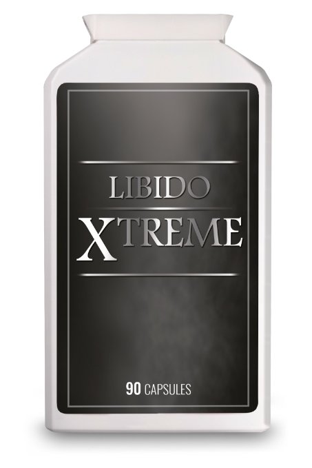 Libido Xtreme - Sexual Performance Enhancing Food Supplement for Men - 90 Capsules - 1 Month Supply - Ultra Strong Virility Tablets - UK Manufactured