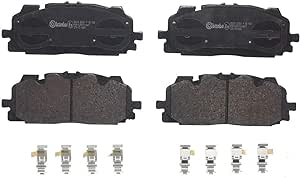 Brembo P85165 Low-Met Front Disc Brake Pad Set AUDI OE# 4K0698151