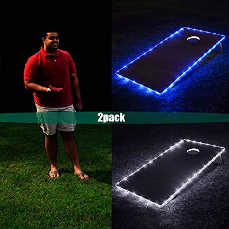 Blinngo 36 LED Cornhole Board Lights Eco-Friendly, Weather Resistant LED Cornhole Lights for ACA Official Size Boards (4ft x 2ft)