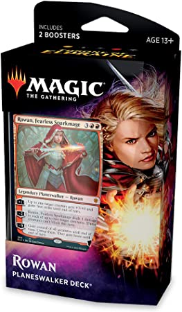 Magic: The Gathering Throne of Eldraine Rowan, Fearless Sparkmage Planeswalker Deck | Ready-to-Play | 60- Card Starter Deck