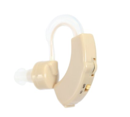 Hearing Amplifier - Affordable Behind the Ear Hearing Amplifier Device - Digital Sound Amplifier with Protective Carrying Case - Non Rechargeable - Helps with Hearing Loss Impaired and Those Who Need Assistance - Resounding Technology Aids in Voice Clarity - Better Than Headphones  Way More Affordable Than Siemens Oticon Phonak Beltone Starkey and Safer and Higher Quality Than Cheap Competitors  Free Lifetime Replacement Guarantee