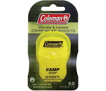 Coleman Camp Soap Cleaner, 50 sheets