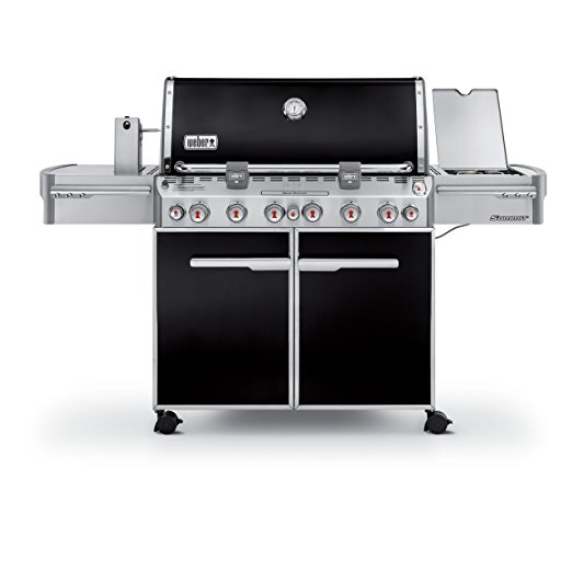 Weber Summit 7371001 E-670 769-Square-Inch 60,800-BTU Liquid-Propane Gas Grill, Black