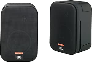 JBL Control One Paire d'Enceintes 2 Voies 200W- Noir Chrome [Ancien modèle]