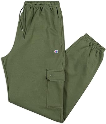 Champion Mens Joggers with Cargo Pockets – Big and Tall Sweatpants for Men