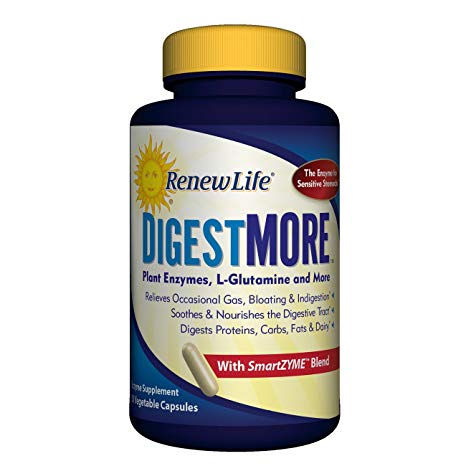 Renew Life Digest more Multi-Enzyme Capsules 90 Count