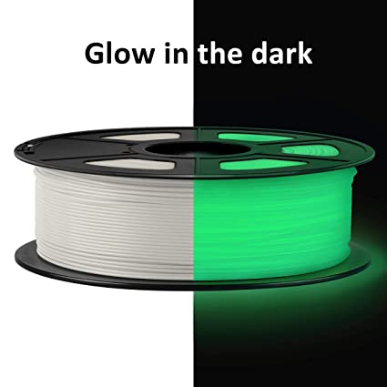 SUNLU Glow in The Dark Green PLA Filament 1.75mm, 3D Printer Filament 1 kg Spool, Dimensional Accuracy  /- 0.03 mm