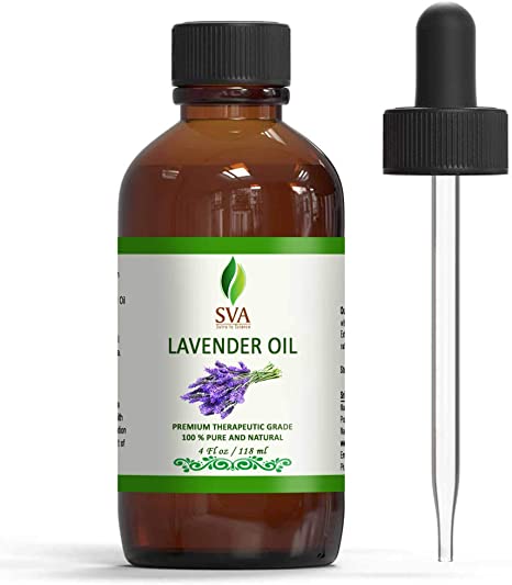 SVA Organics Lavender Essential Oil - Big 4 Ounce
