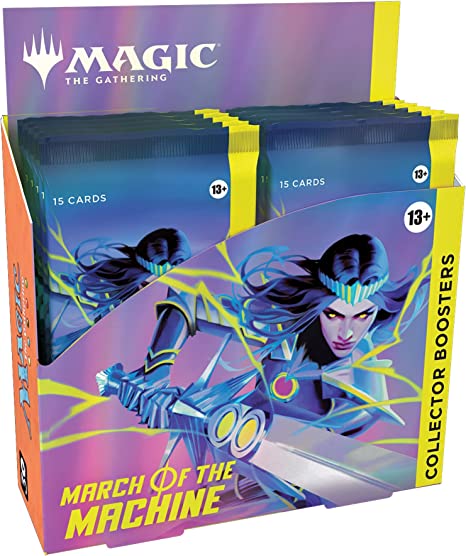 Magic: The Gathering March of the Machine Collector Booster Box | 12 Packs (180 Magic Cards)