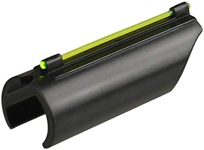 Ultimate Arms Gear Universal 12/20 Gauge/Shotgun Glowing Green Line Plain Barrel Front Fiber Optic Sight