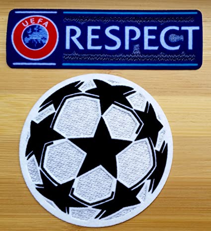 Uefa Champions League Iron-On Soccer Patch and Respect Iron-On Patch