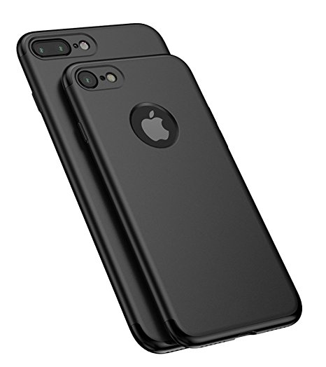 iPhone 7 Case , Acewin Premium Slim Fit Case Ultra Thin Hard Protective Case Cover for iPhone 7 (4.7 Inch) (2016) (Jet Black)