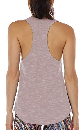 icyzone Workout Tank Tops for Women - Athletic Yoga Tops, Racerback Running Tank Top, Gym Exercise Shirts