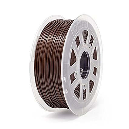 Gizmo Dorks 1.75 mm PLA Filament, 1 kg for 3D Printers, Dark Brown