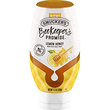 Smucker's Beekeeper's Promise Honey, Lemon, 11.5 Oz, 6Count