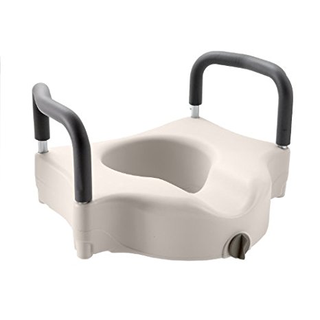 Medline Locking Elevated Toilet Seat with Arms