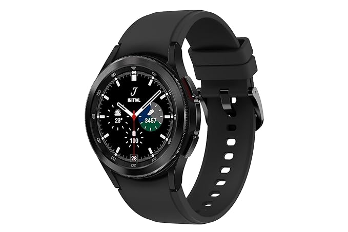 (Refurbished) Samsung Galaxy Watch4 Classic Bluetooth(4.6cm, Black, Compatible with Android only)