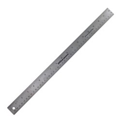 Office Depot Stainless Steel Ruler 18in Silver NB-20110511
