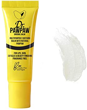 Dr. PAWPAW - Original Clear Balm, Multi-Purpose, No Fragrance Balm, For Lips, Skin, Hair, Cuticles, Nails, and Beauty Finishing (10 ml) (Original, 1 Pack)