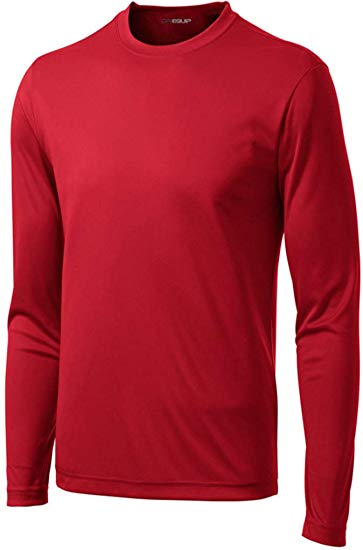 DRI-Equip Long Sleeve Moisture Wicking Athletic Shirts